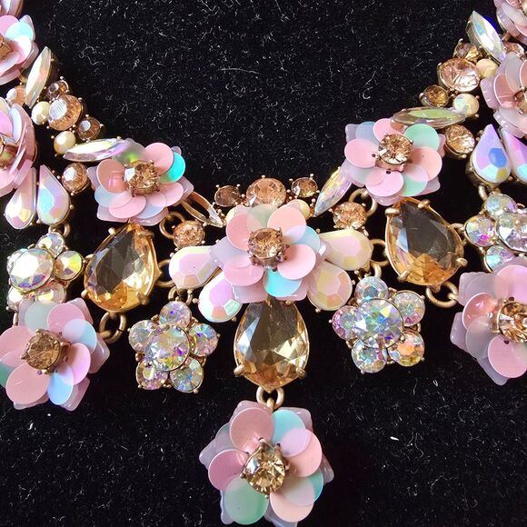 Jcrew Flower Blossom Statement Necklace - Picture 2 of 3